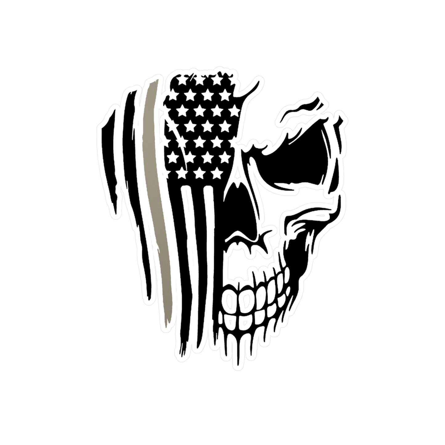 American Skull Flag