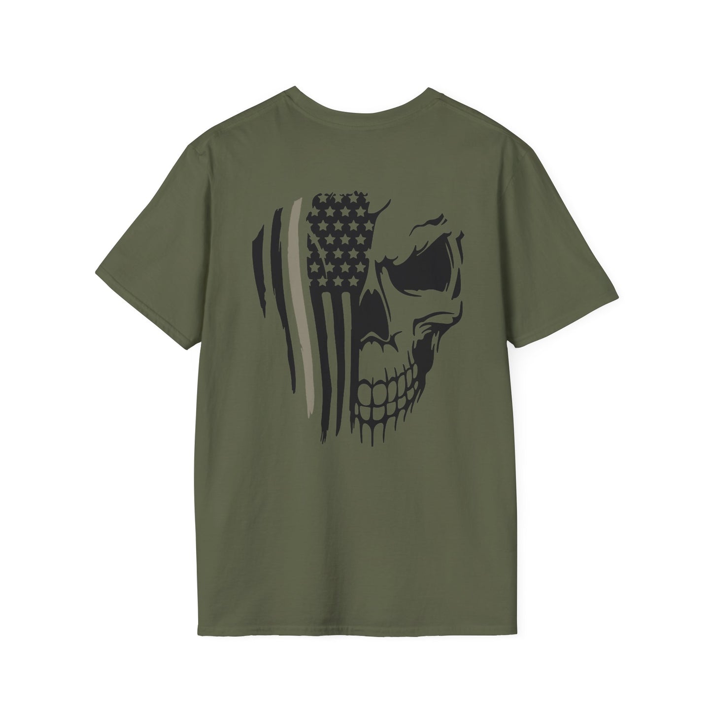 American Skull Flag Tee