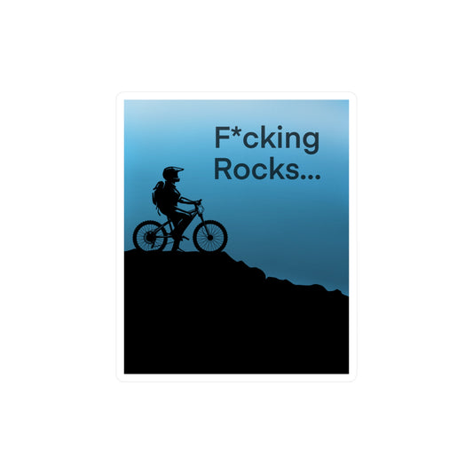 F*cking Rocks MTB Sticker