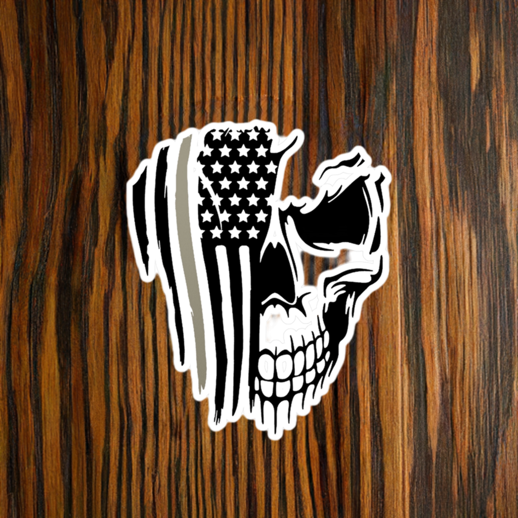 American Skull Flag