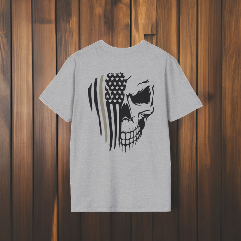 American Skull Flag Tee